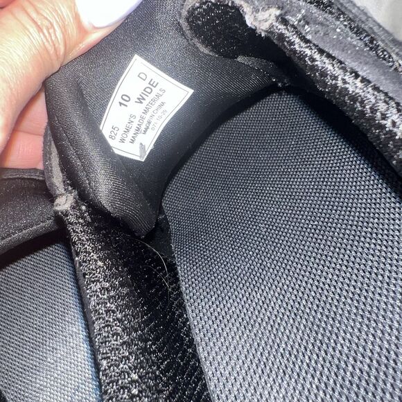 Orthofeet Shoes Womens Size 10 Wide Black Stretchable Strap Comfort Walking - Picture 6 of 7